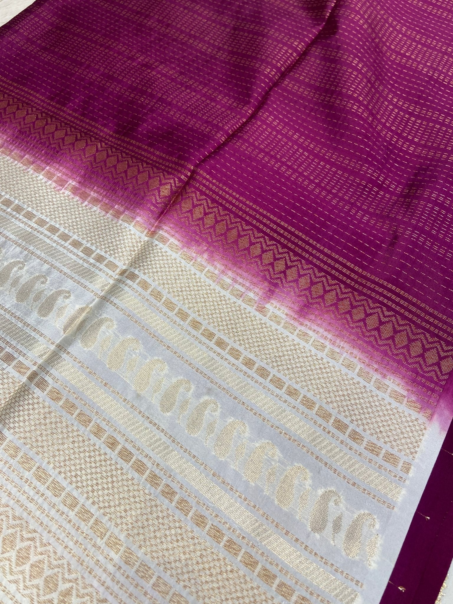 Soft Tassar Silk Saree - Kanjeevaram Silk Mandir