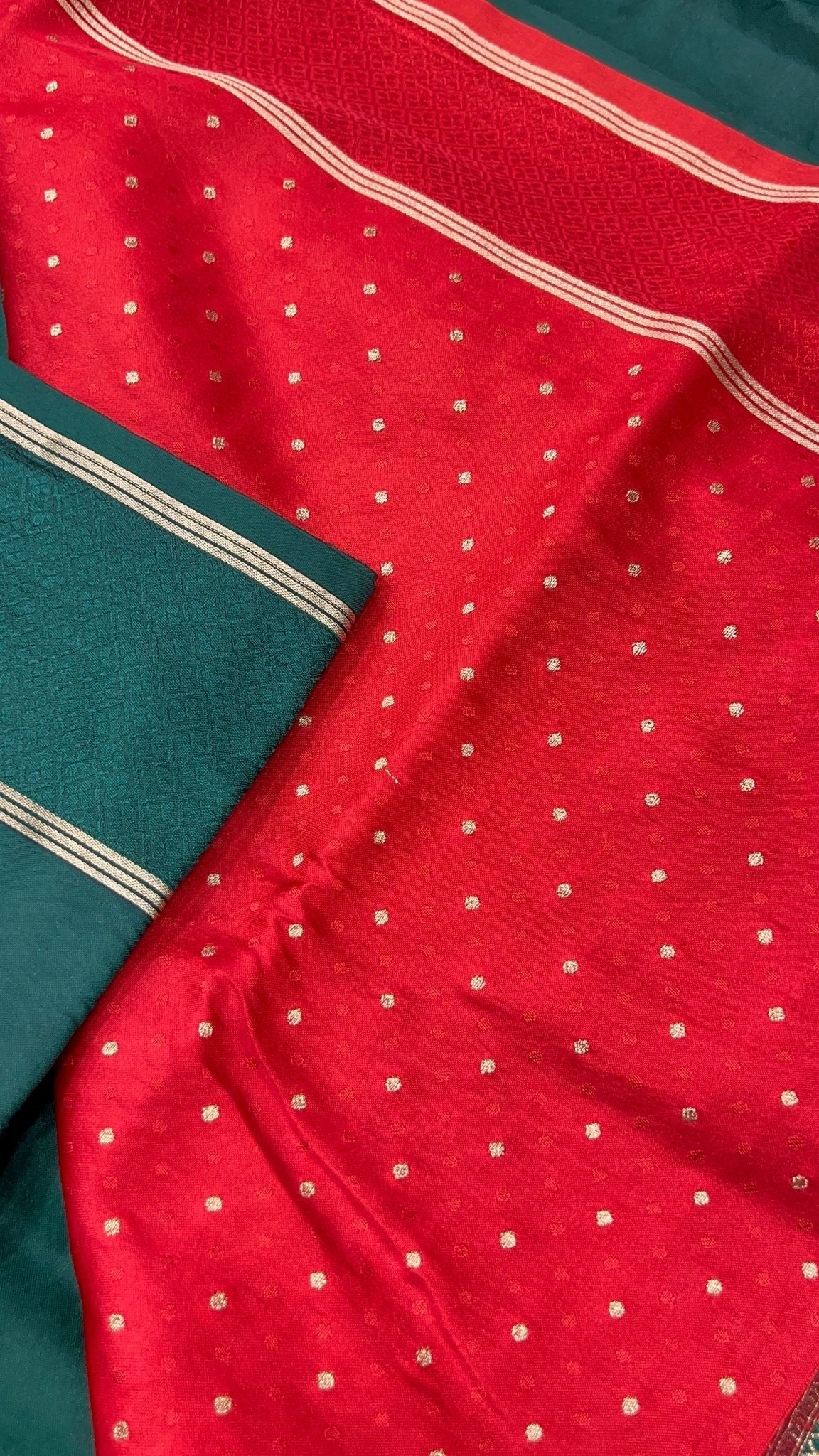 Spun Silk Saree - Kanjeevaram Silk Mandir