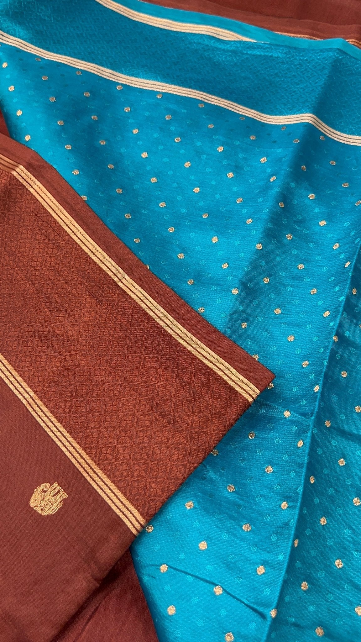 Spun Silk Saree - Kanjeevaram Silk Mandir